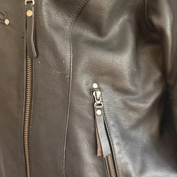 Harley-Davidson Genuine Leather Moto Jacket | Studded Detail | Women’s XL - Picture 12 of 12